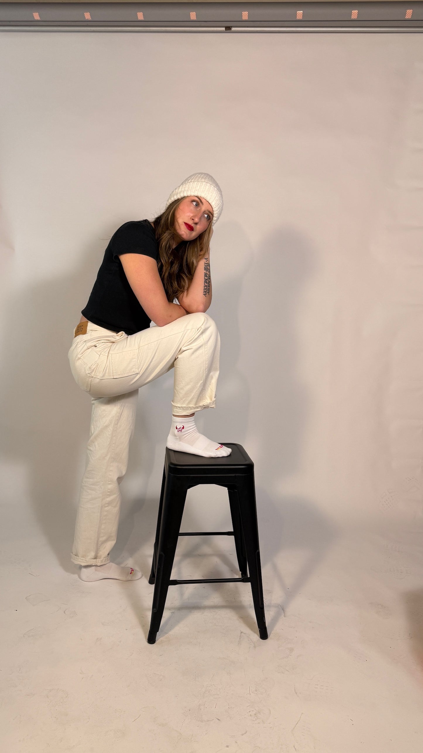 Not Today Quarter Crew Socks