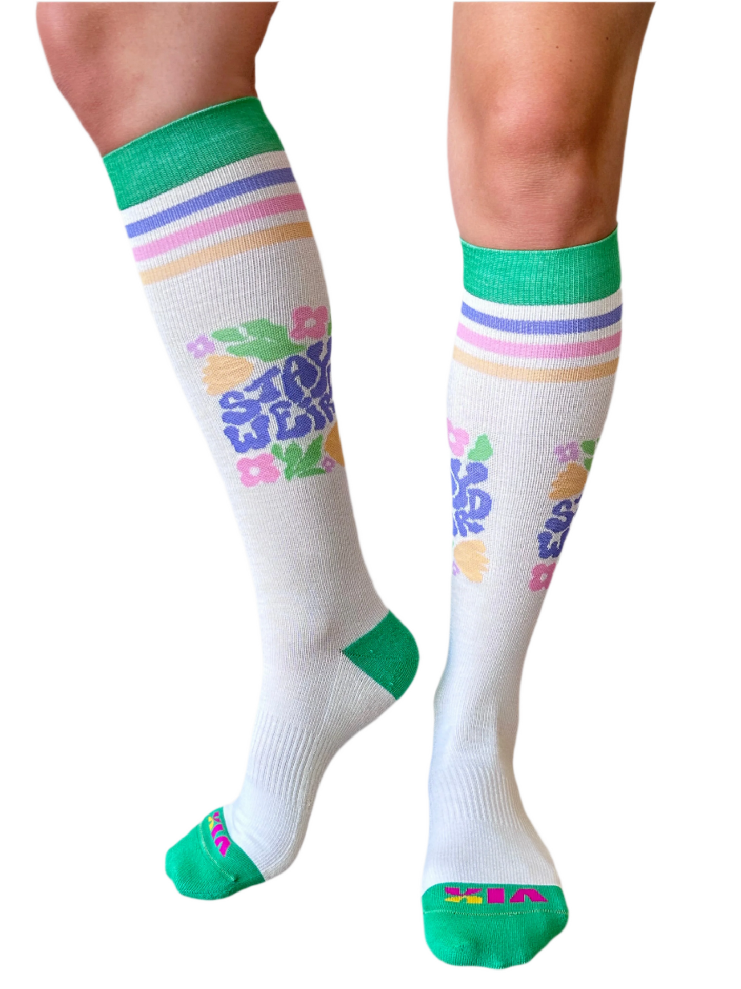 Stay Weird Compression Socks