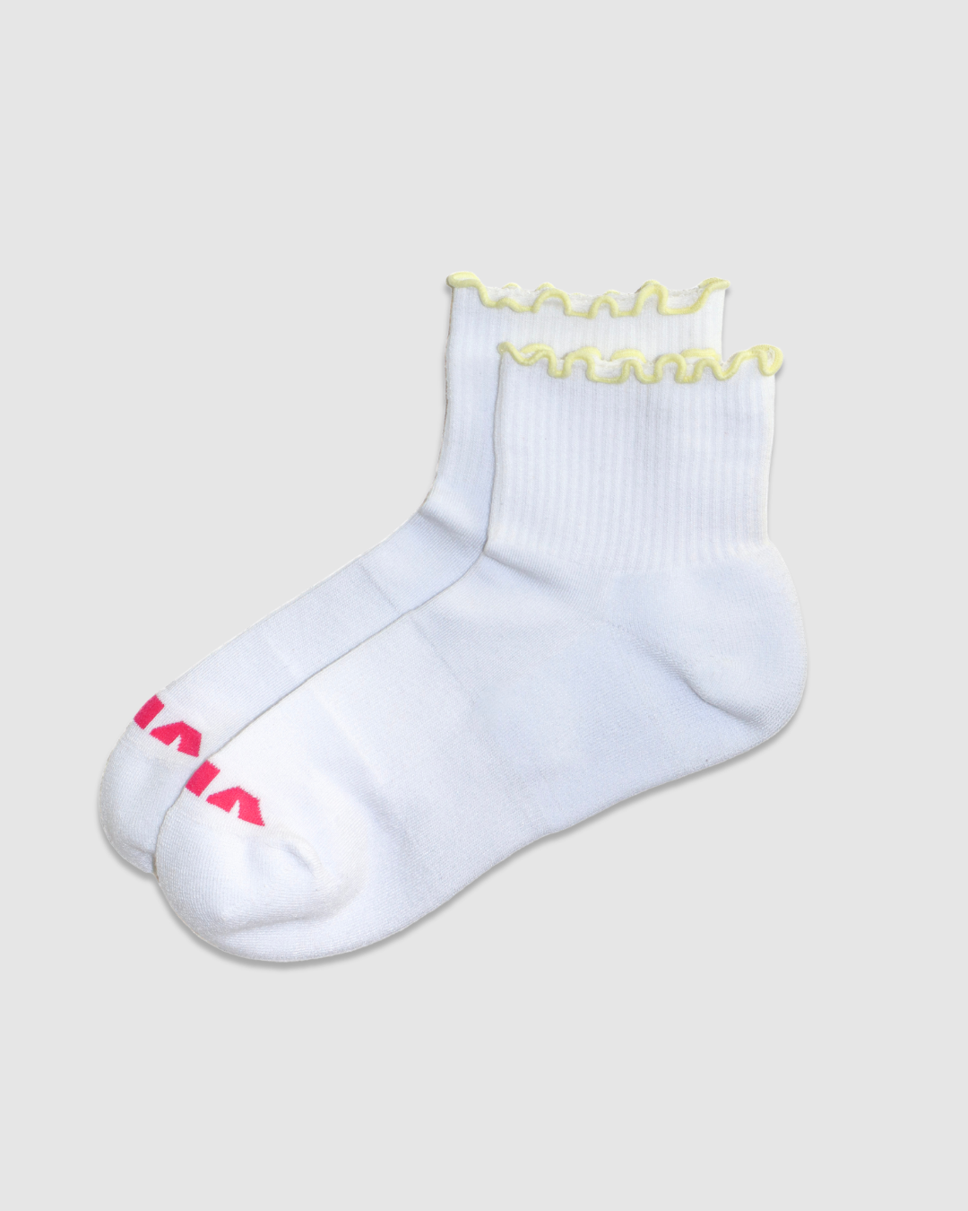 Ruffle Quarter Crew Socks (3-Pack)