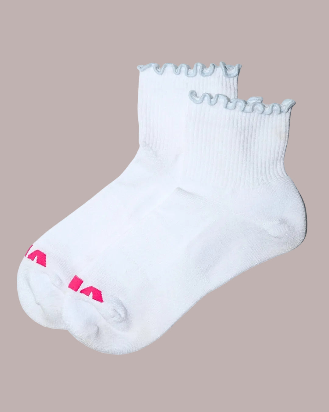 Bluebell Butter Ruffle Crew Socks