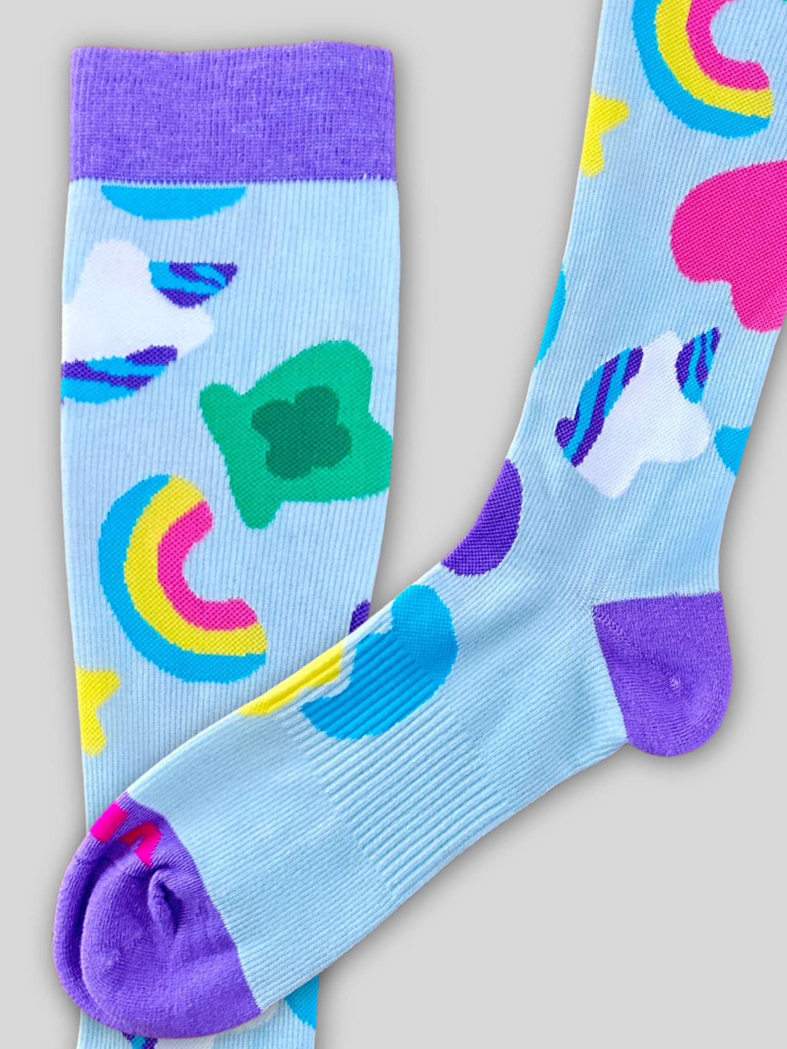 Sweet Rainbow - Bamboo Compression Socks (15-20 mmHg) – Vix