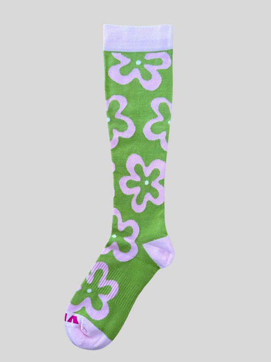Vix Socks Flower Power Bamboo Compression Single Sock