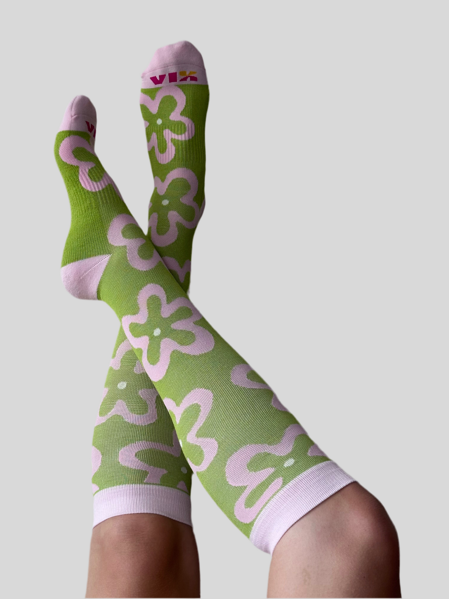 Flower Power Compression Socks