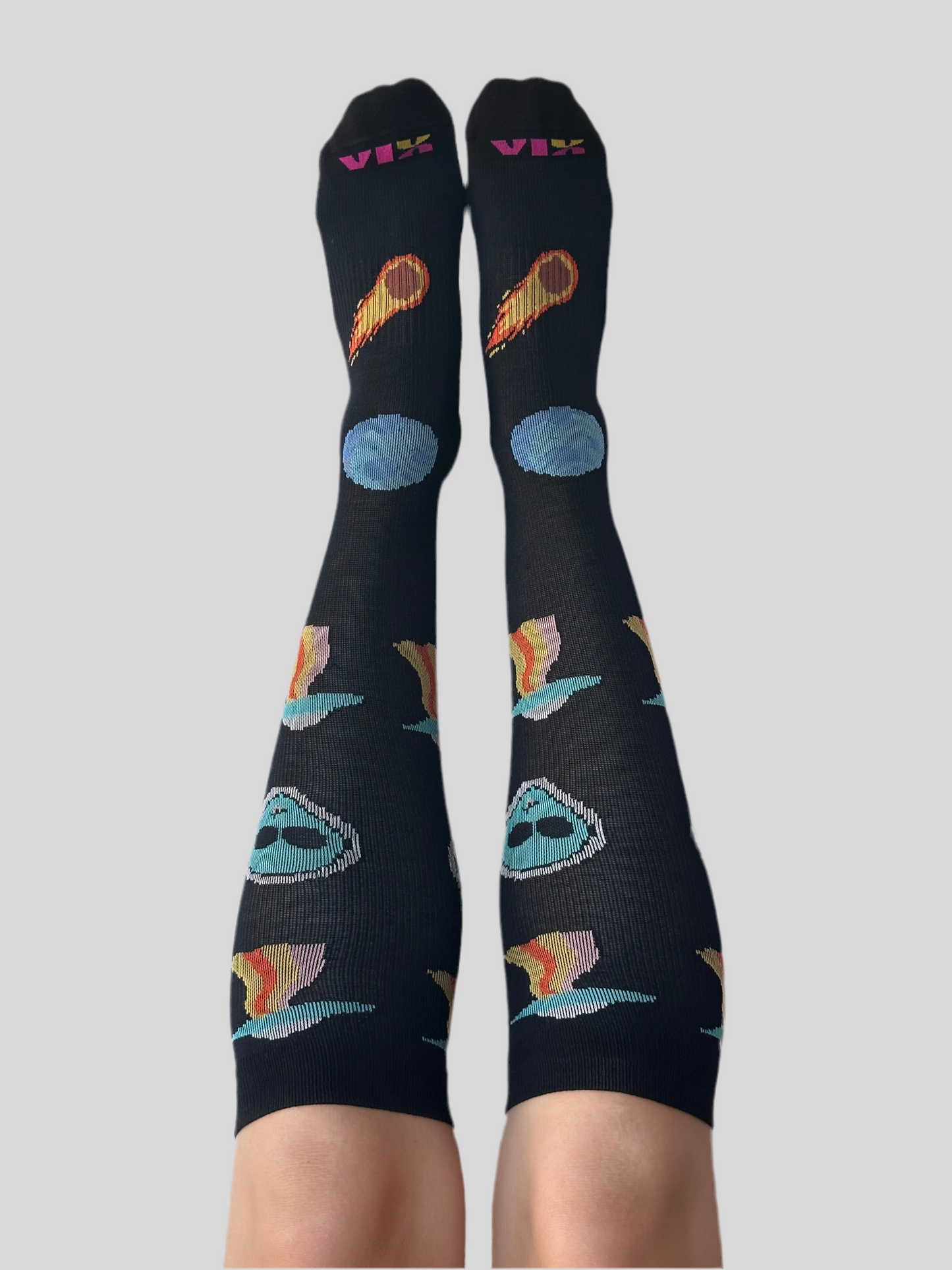 Aliens are Friends Compression Socks