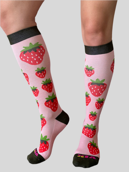 Strawberry Compression Socks