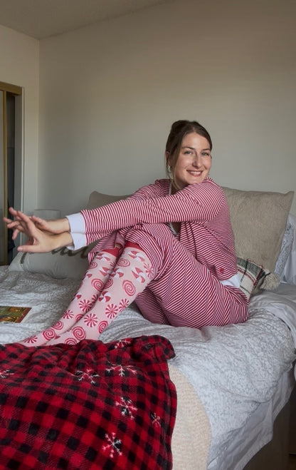 Pretty in Peppermint Compression Socks