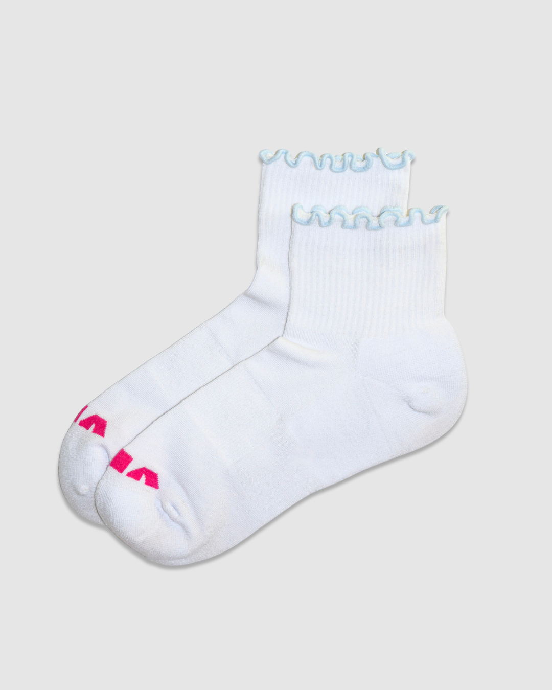 Ruffle Quarter Crew Socks (3-Pack)