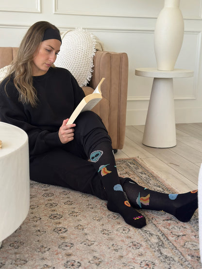 Aliens are Friends Compression Socks