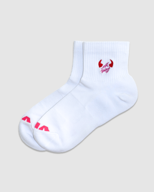 Not Today Quarter Crew Socks