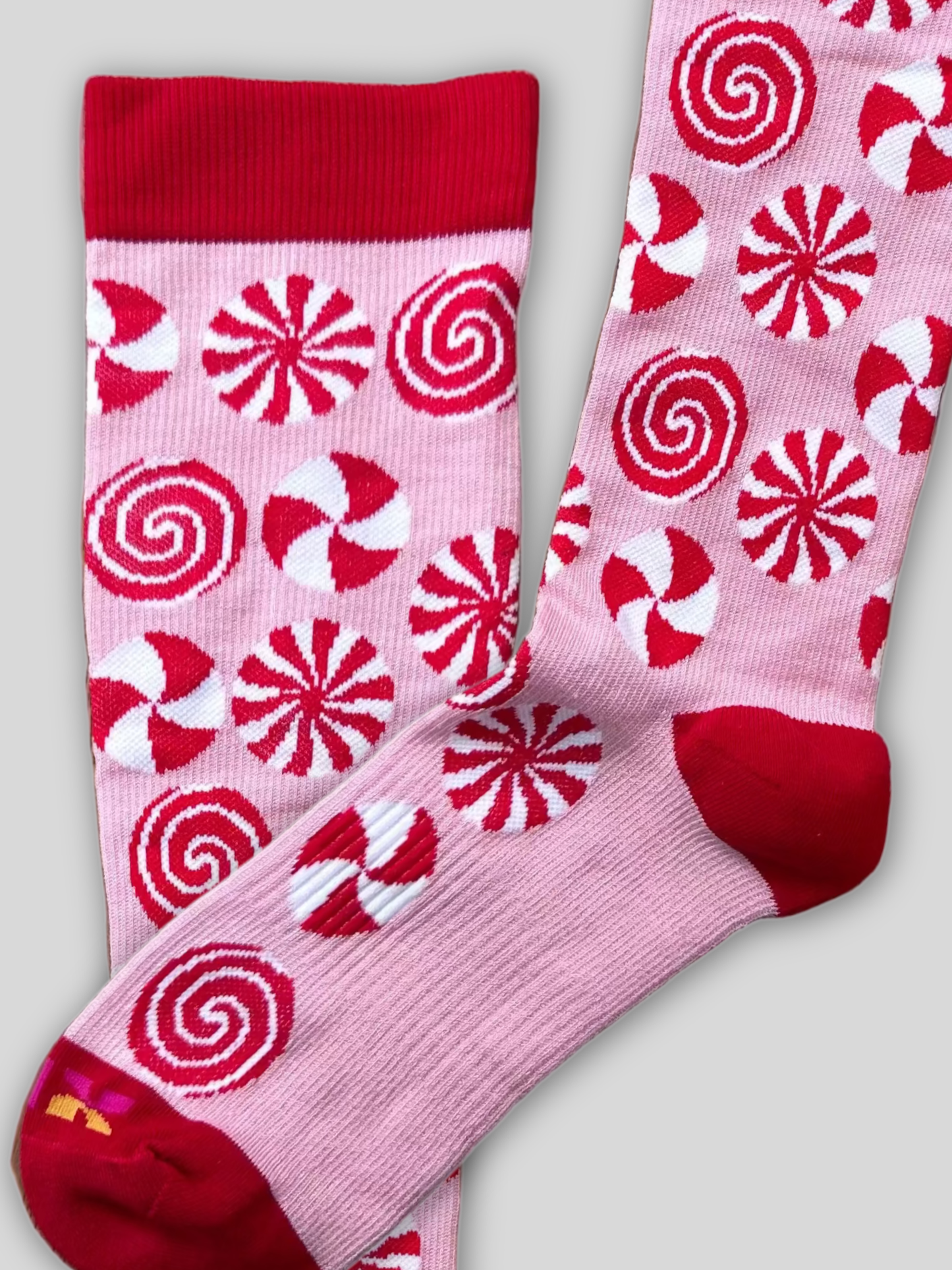Pretty in Peppermint Compression Socks
