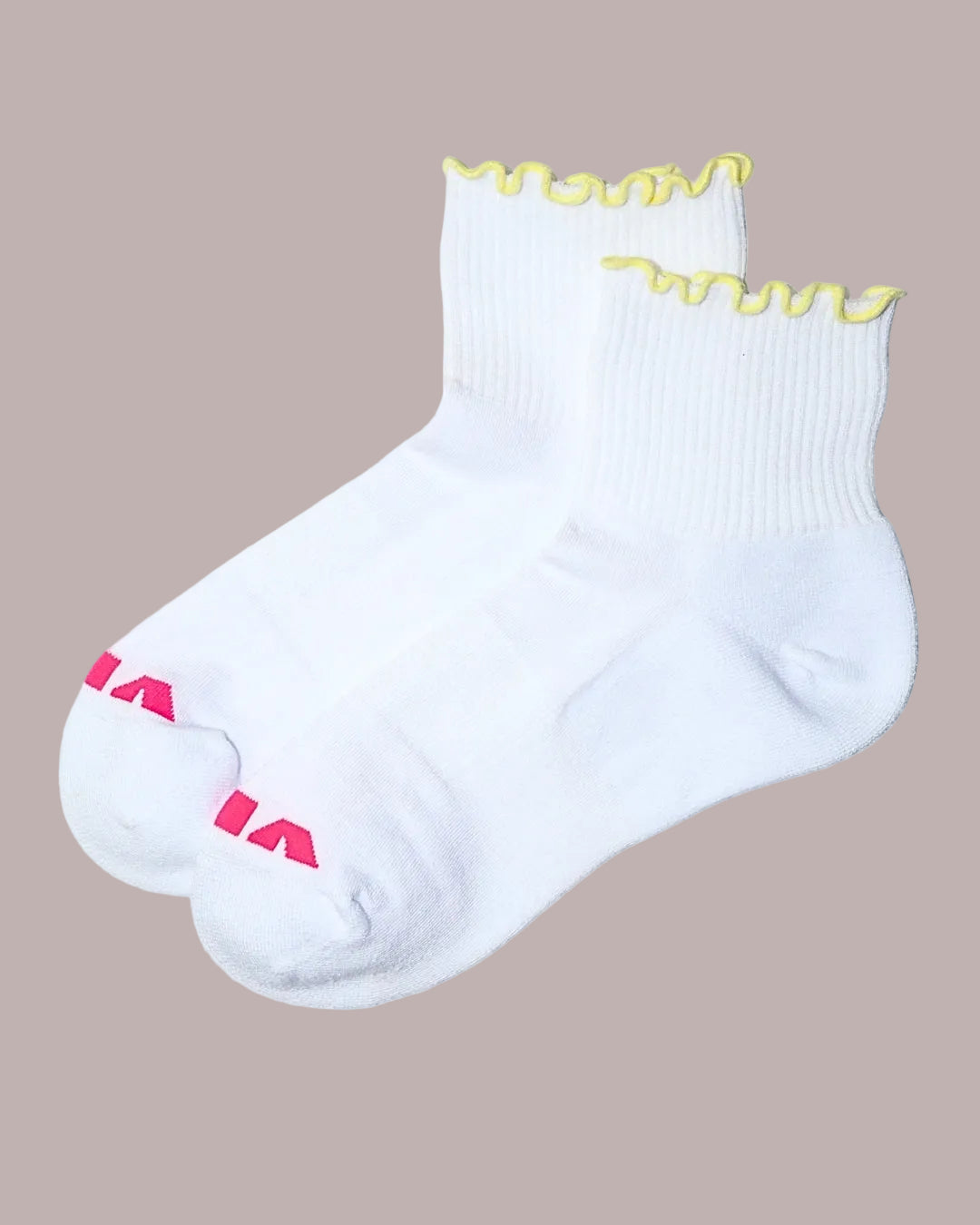 Ruffle Quarter Crew Socks (3-Pack)