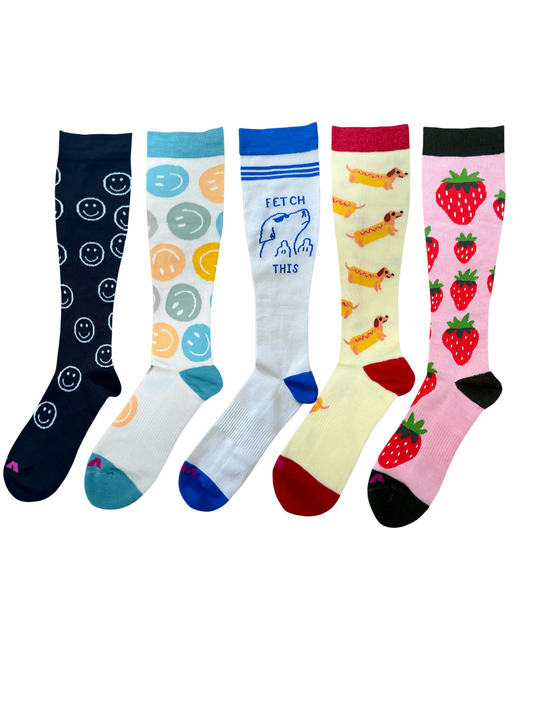 Vix Socks 5 Pack Bamboo Compression Socks