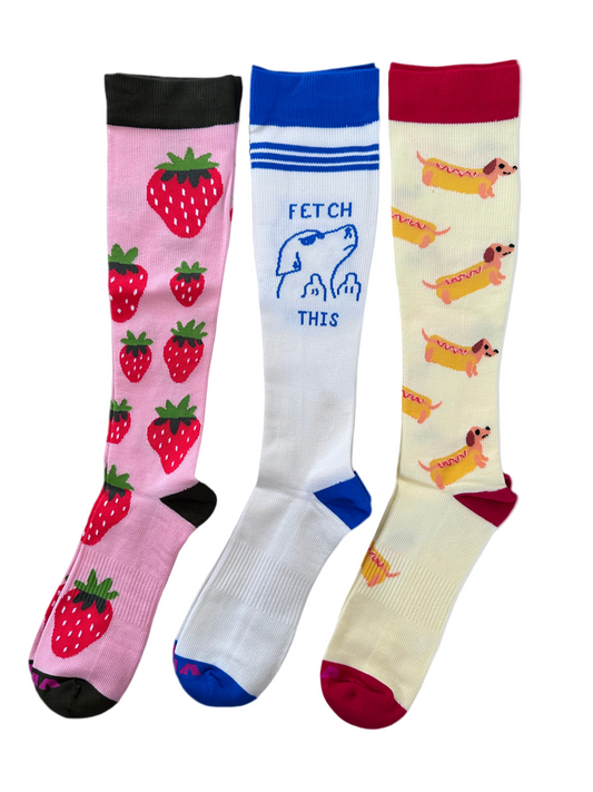 Vix Socks Bundle 3-Pack Bamboo Compression Socks