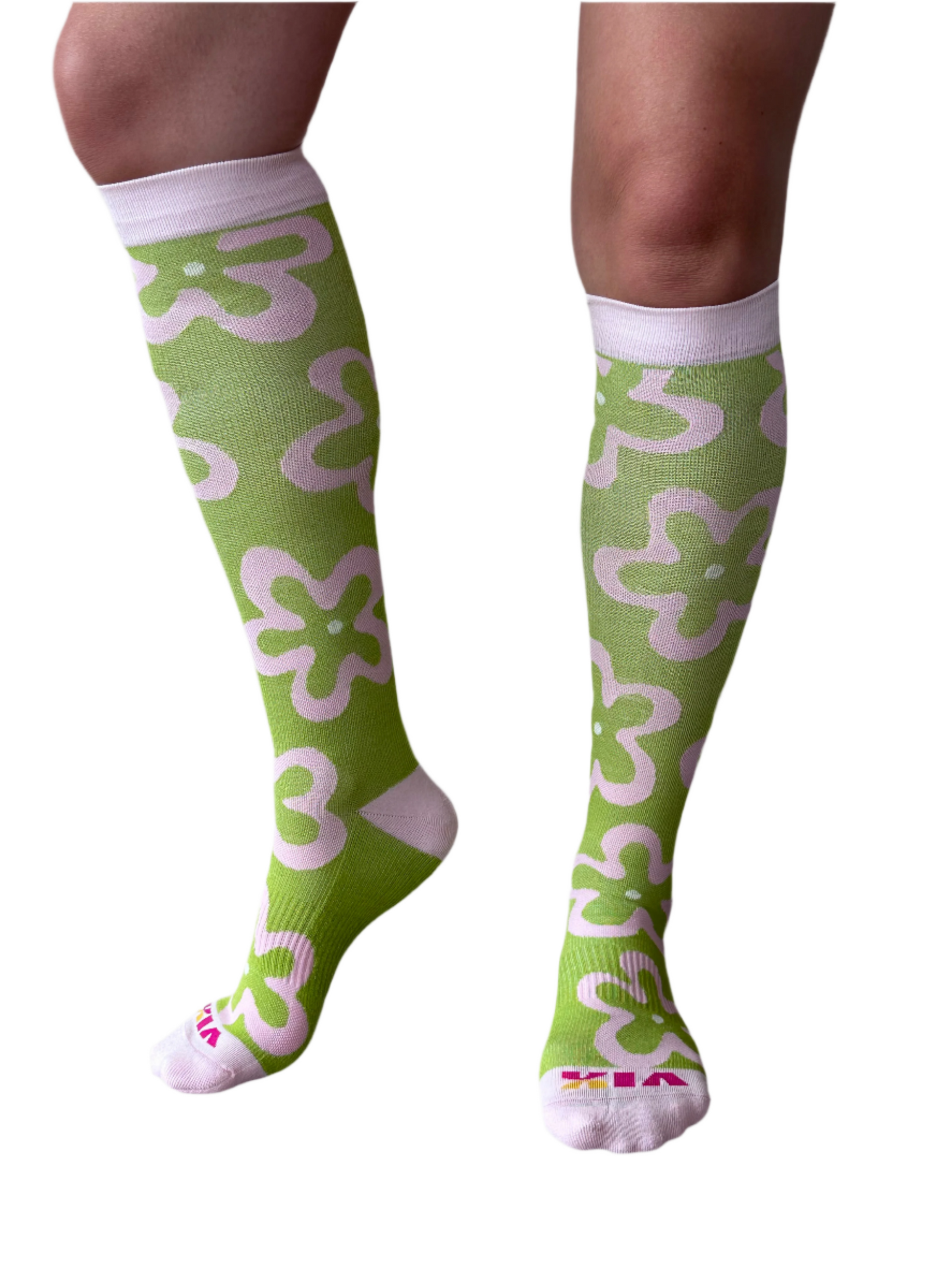 Vix Socks Flower Power Bamboo Compression Socks