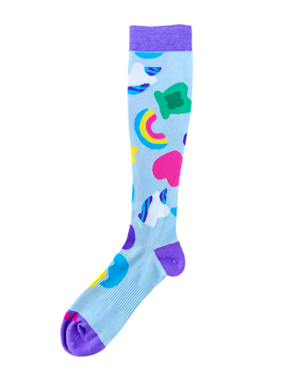 Vix Sweet Rainbow Bamboo Compression Single Sock 2